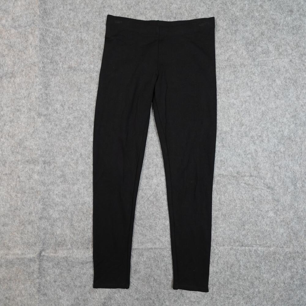 Velvet Graham Spencer Leggings Womens Small Black Pull On 25" Stretch Comfort